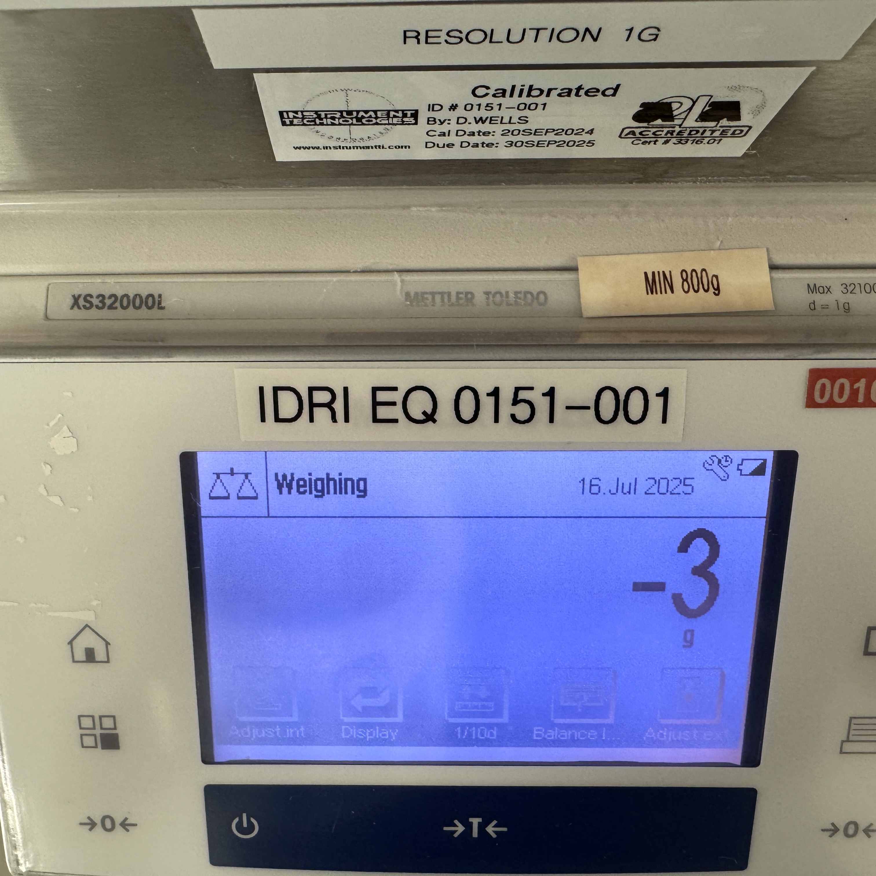 梅特勒-托利多XS32000L型精密天平